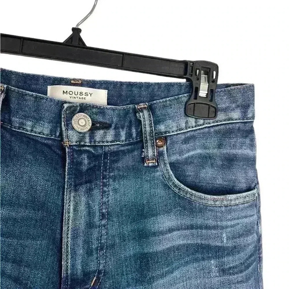MOUSSY Tamworth High Rise Skinny Crop Lightly Distressed Jeans Size 28 - Picture 6 of 13